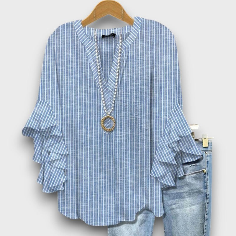 Audrey - Relaxed Striped Blouse