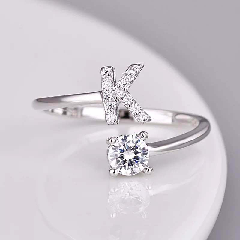 Remi™ - Adjustable Initial Letter Ring (26 Letters)