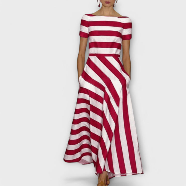 Danielle - Long Striped Dress