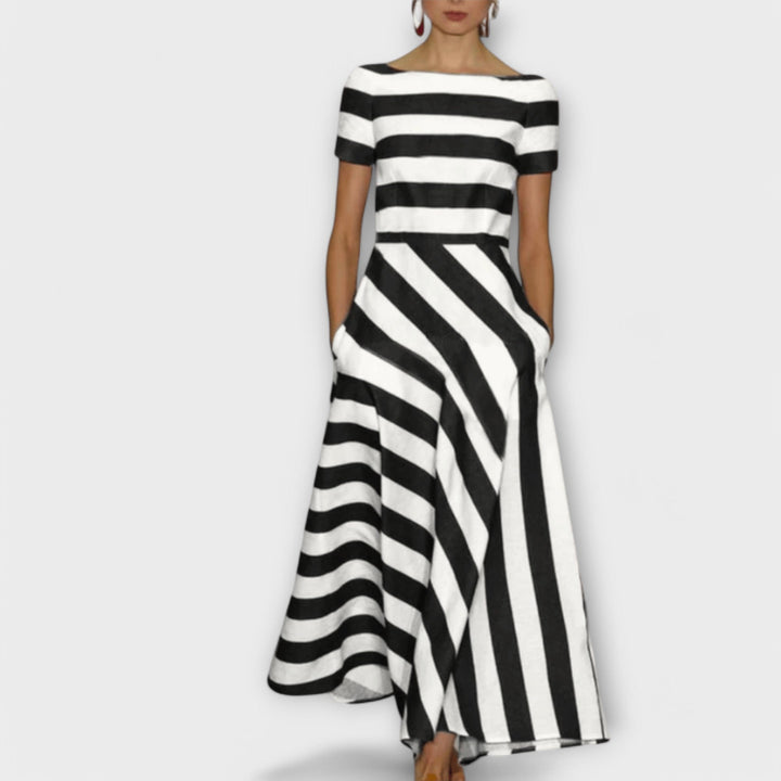 Danielle - Long Striped Dress