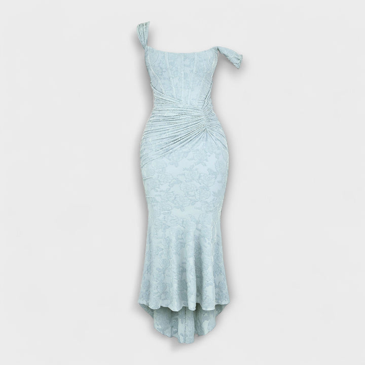 Jacqueline - Long dress with refined corset