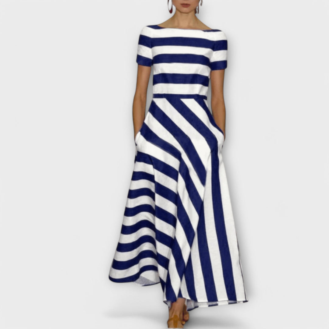 Danielle - Long Striped Dress