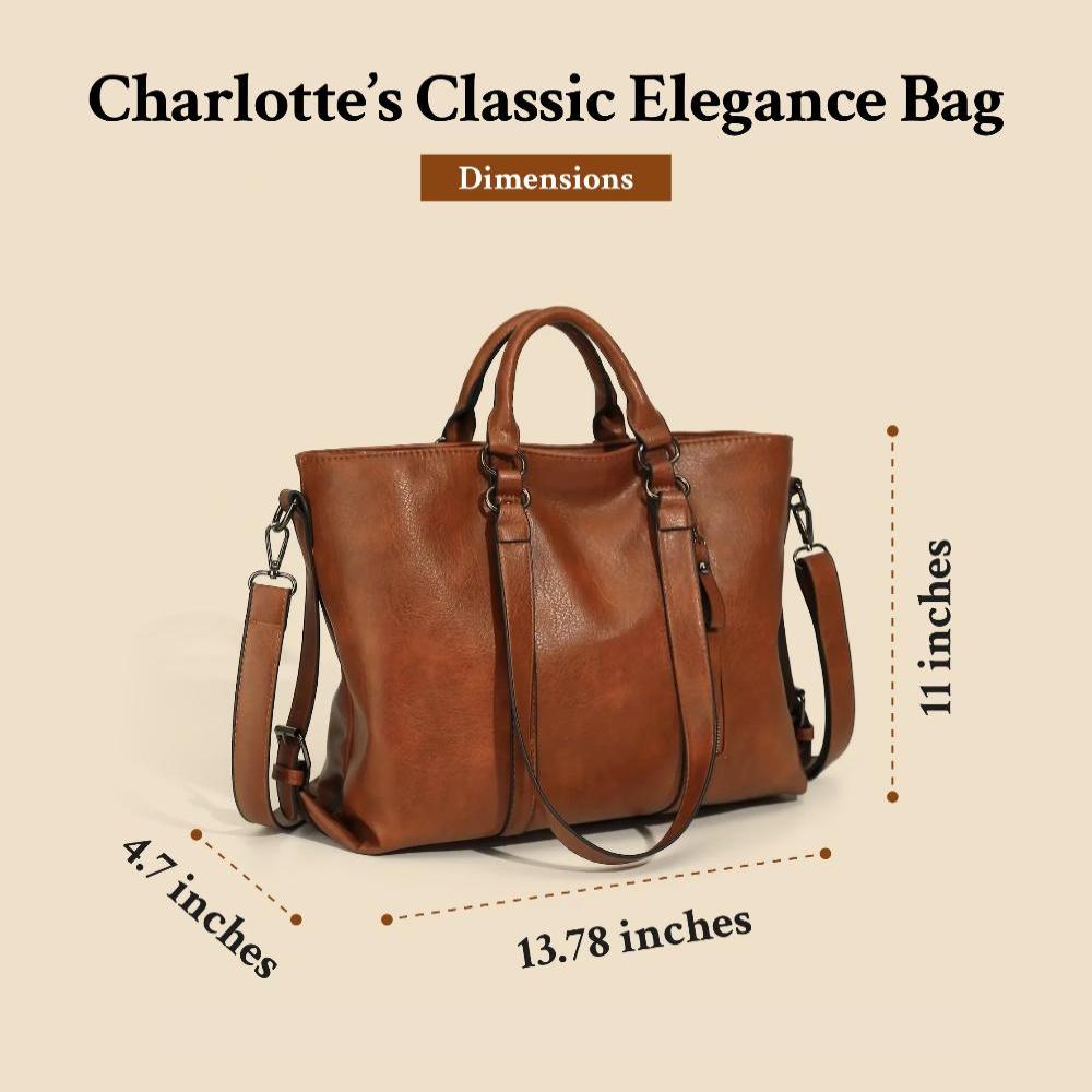 Charlotte’s - Classic Elegance | Vintage Tote Bag