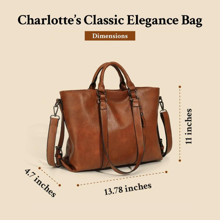 Charlotte’s - Classic Elegance | Vintage Tote Bag