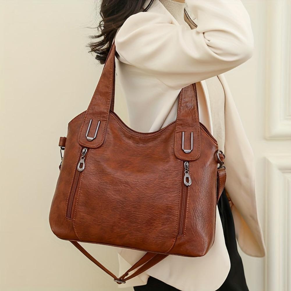Emma -  Retro Tote Shoulder Bag