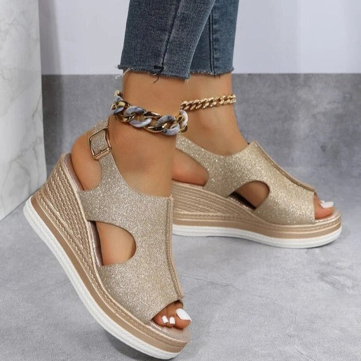 Emily - Relaxed Wedge Sandals