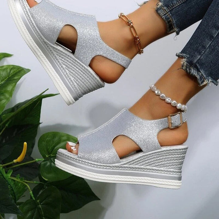 Emily - Relaxed Wedge Sandals