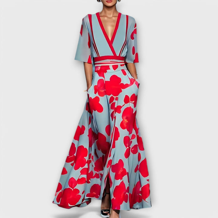 Michelle - Elegant Floral Dress