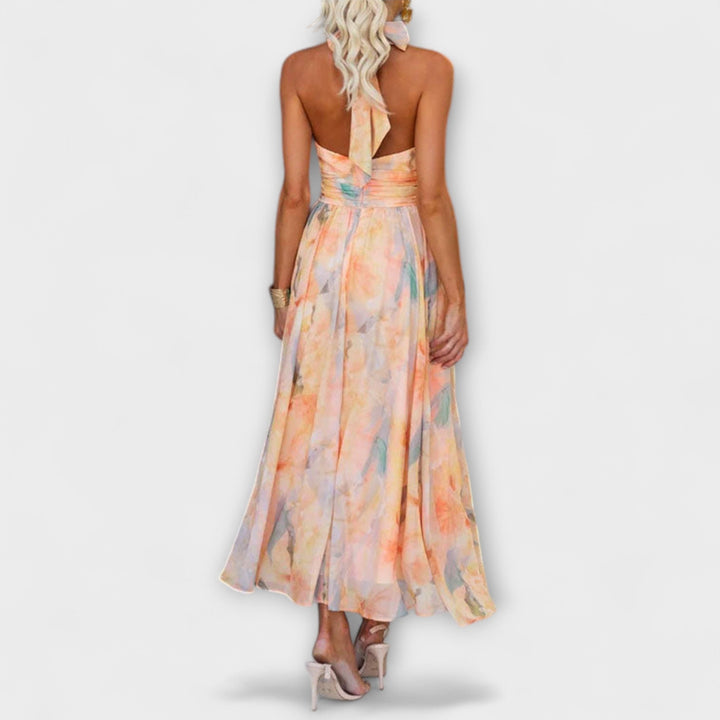 Jennifer - Long Dress with Watercolor