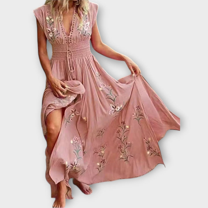 Donna – Bohemian Dress with Enchanting Embroidery