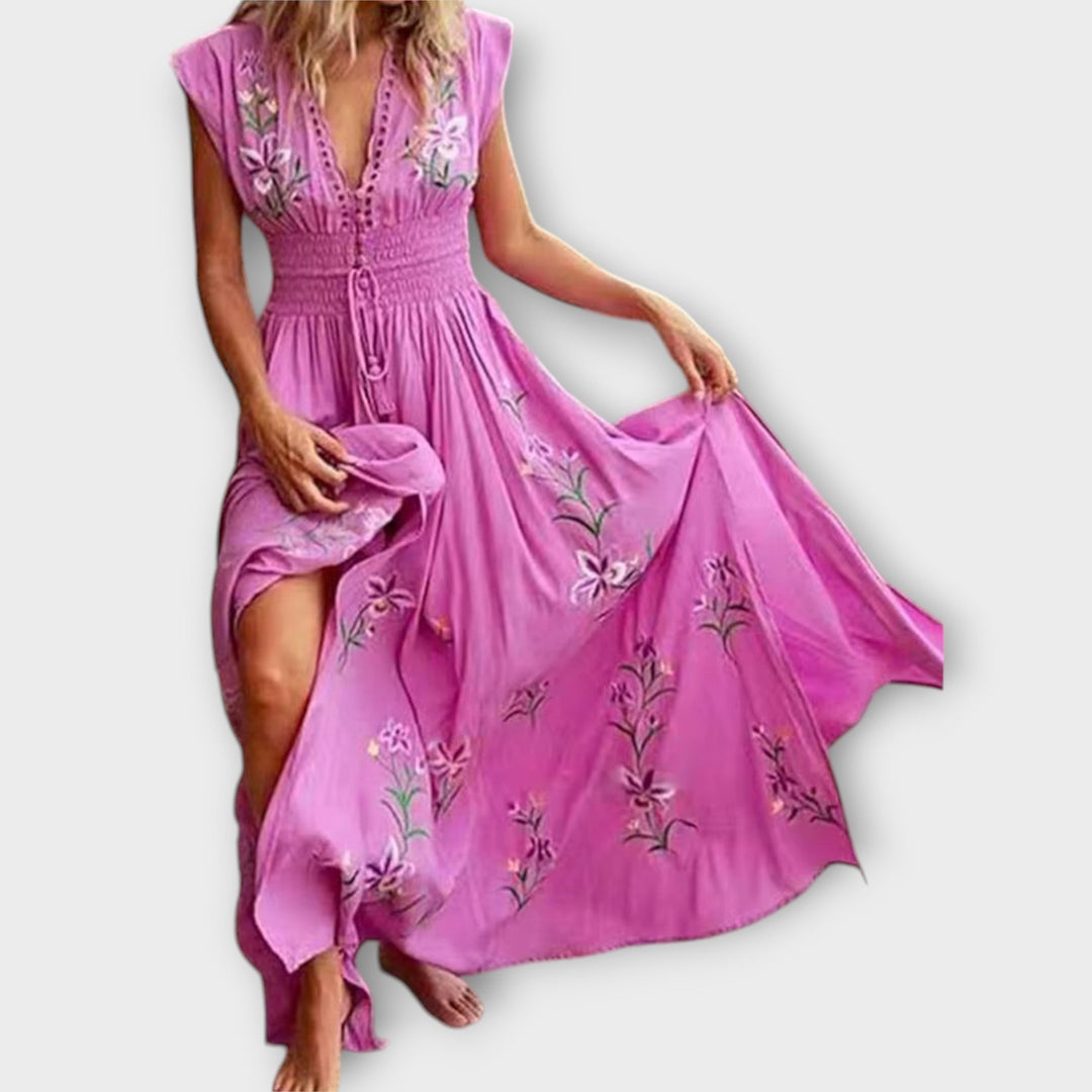 Donna – Bohemian Dress with Enchanting Embroidery