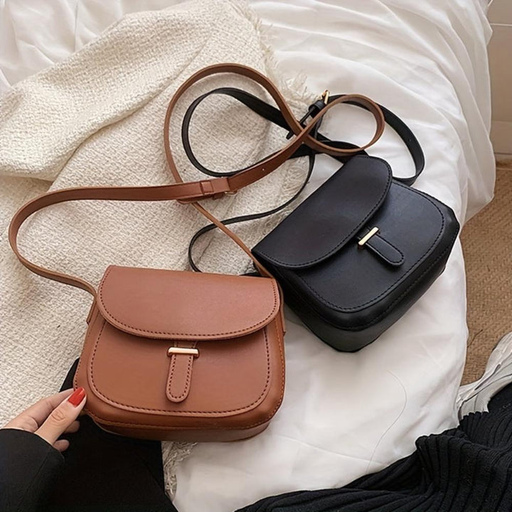 Amelia - Retro Saddle Crossbody Bag