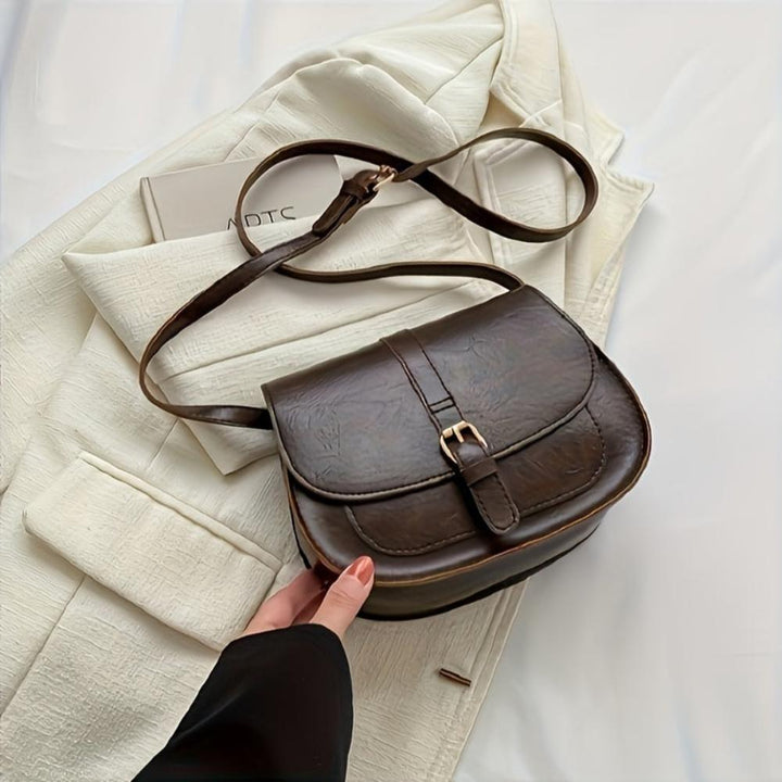 Evelyn - Classic Saddle Crossbody Bag