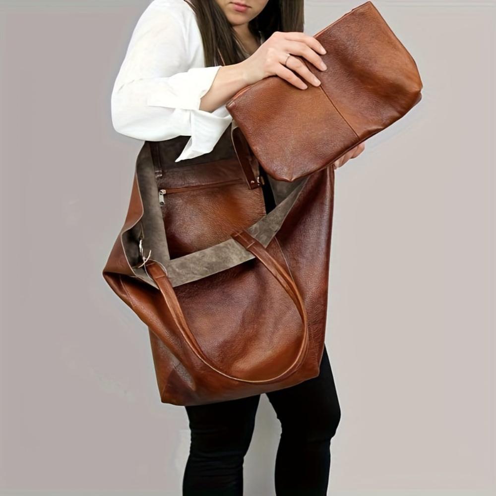 Julie - Retro Softness | Large Capacity Tote Bag