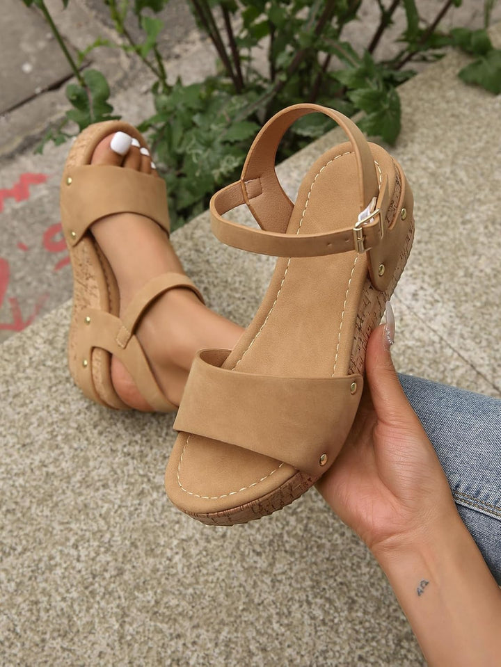 Nicole - Elegant Wedge Sandals