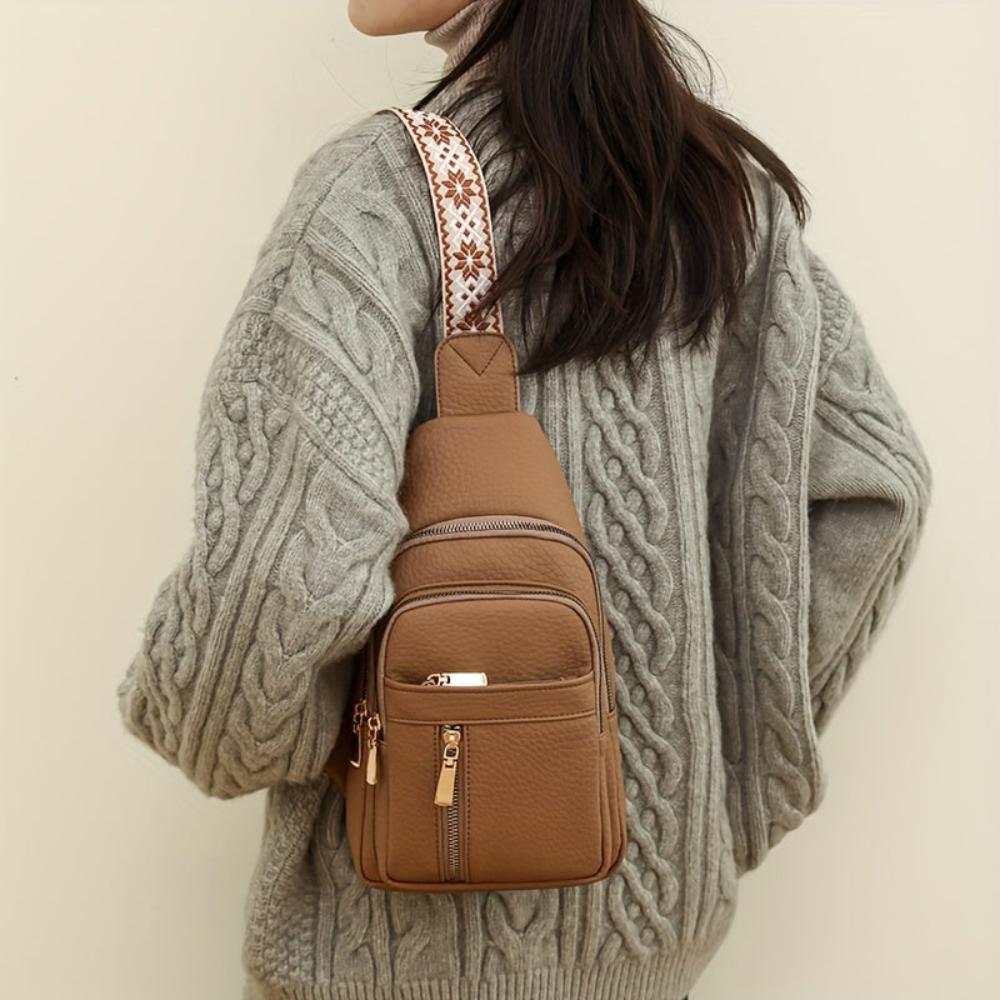 Hazel - Vintage Chest Crossbody Bag