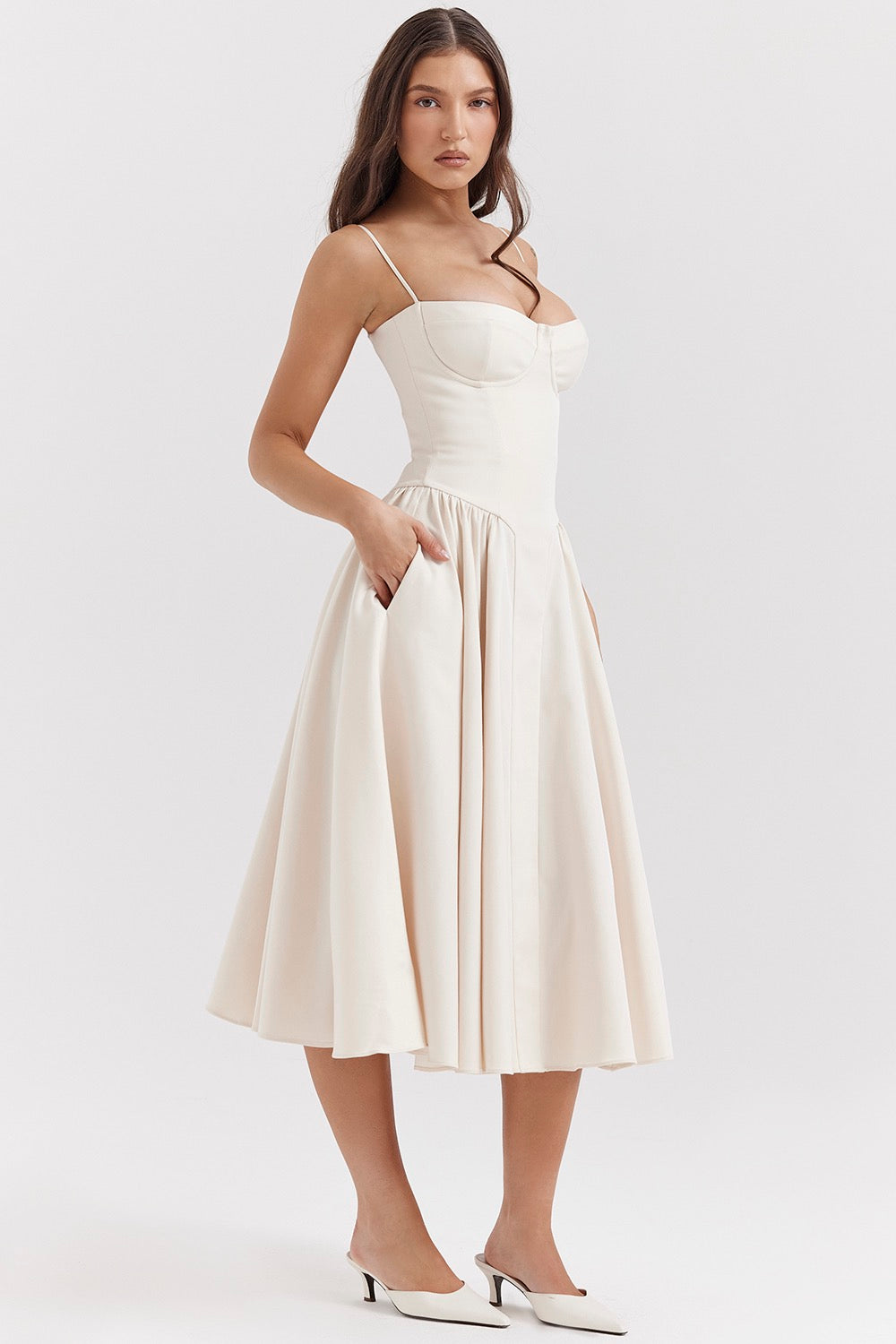 Denise - Vintage Cross-Border Fashionable Tank Long Dress