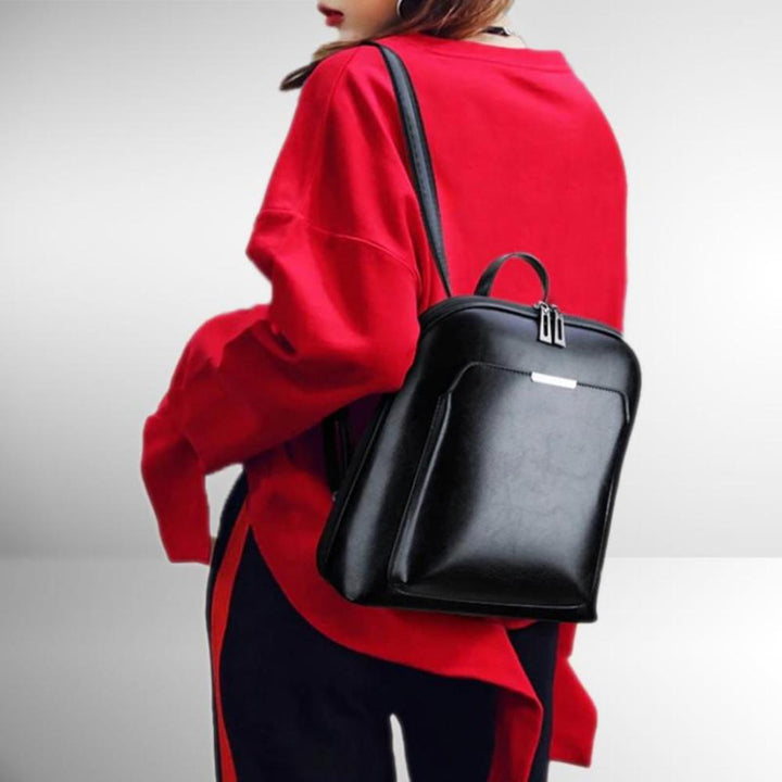 Michelle - Classic Double-Zip Backpack - Sleek Design