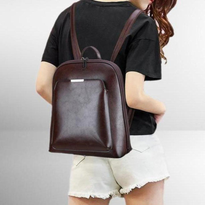 Michelle - Classic Double-Zip Backpack - Sleek Design