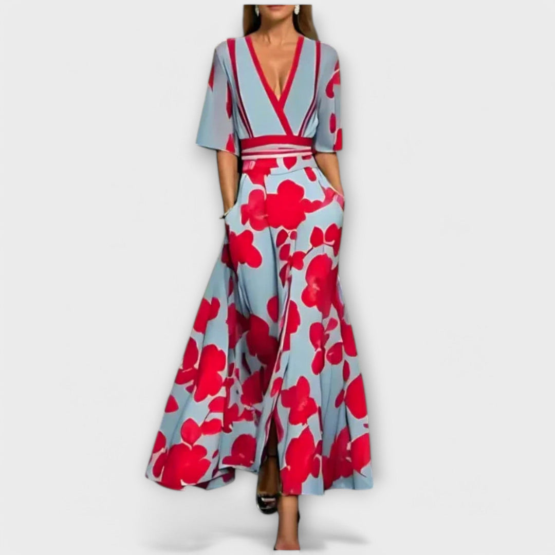 Michelle - Elegant Floral Dress