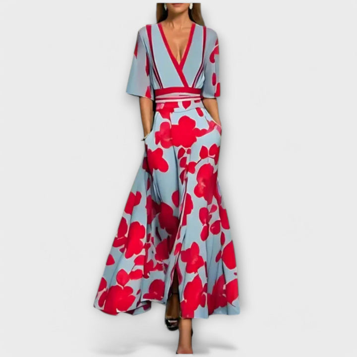Michelle - Elegant Floral Dress