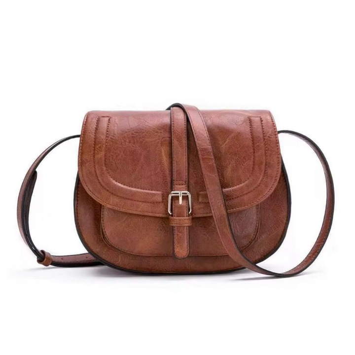 Evelyn - Classic Saddle Crossbody Bag
