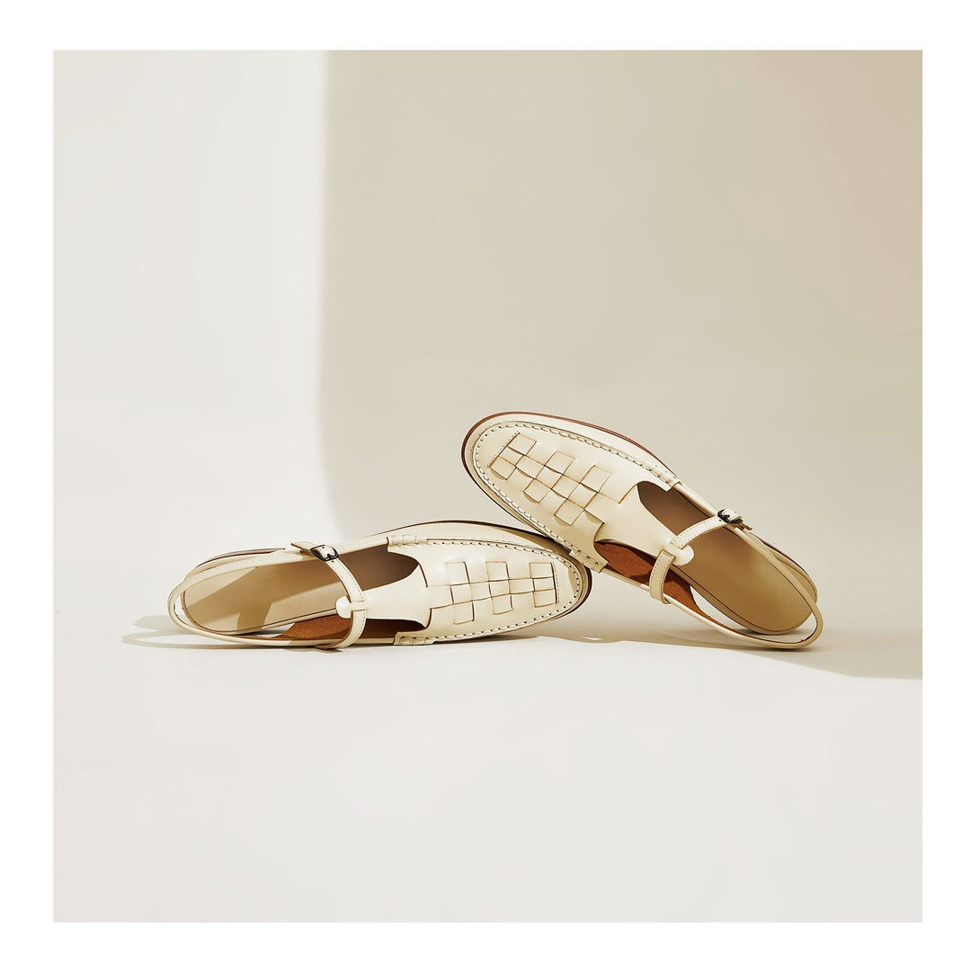 Megan - Woven Charm Sandals