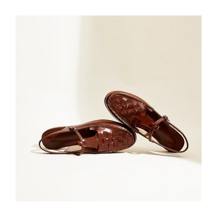 Megan - Woven Charm Sandals