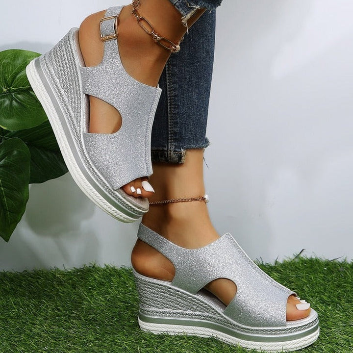 Emily - Relaxed Wedge Sandals