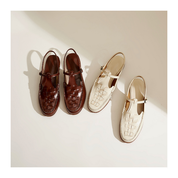 Megan - Woven Charm Sandals