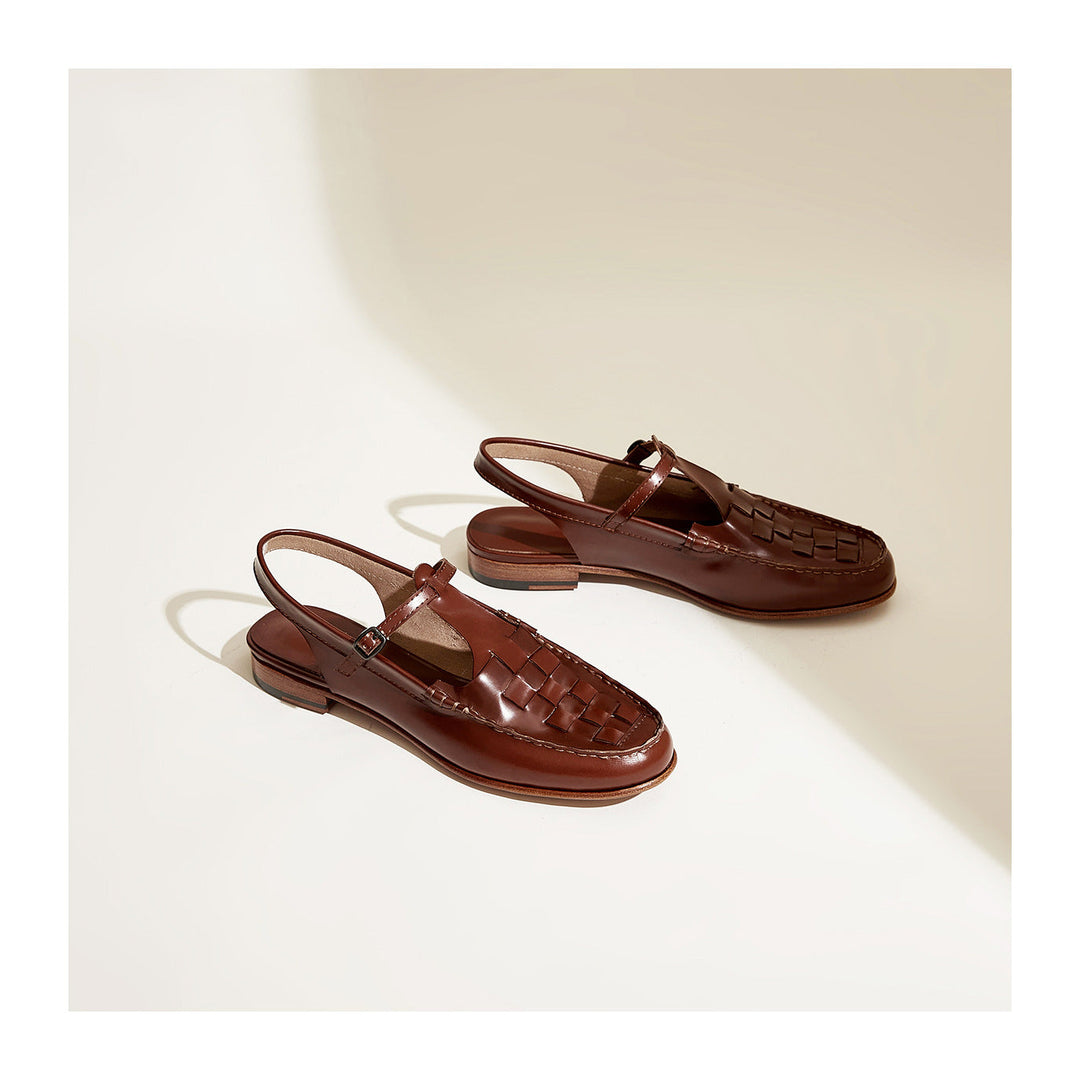 Megan - Woven Charm Sandals