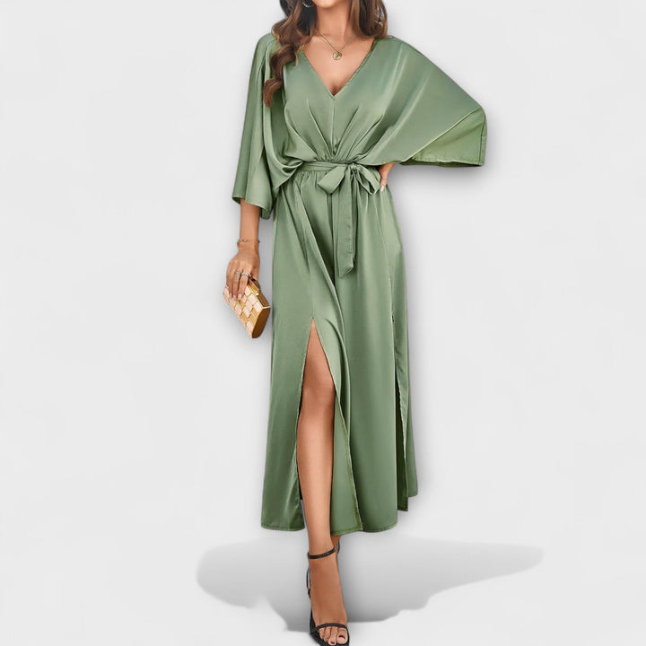 Natalie - Maxi Dress with V-Neck