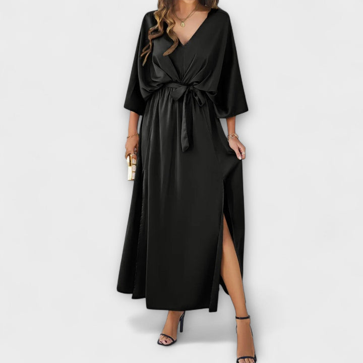 Natalie - Maxi Dress with V-Neck