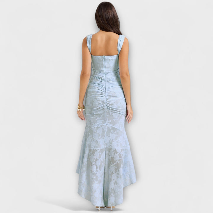 Jacqueline - Long dress with refined corset