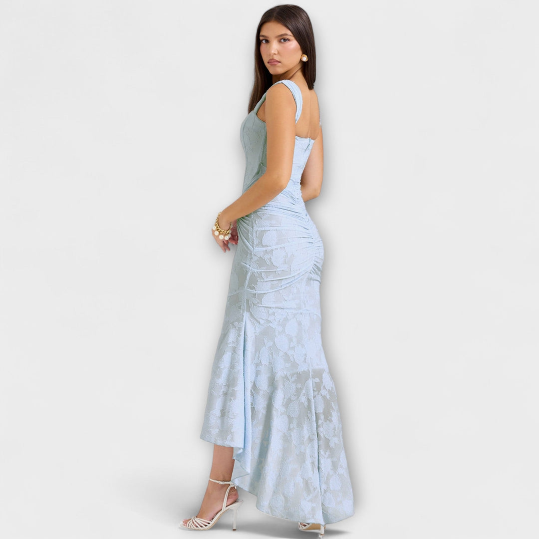 Jacqueline - Long dress with refined corset
