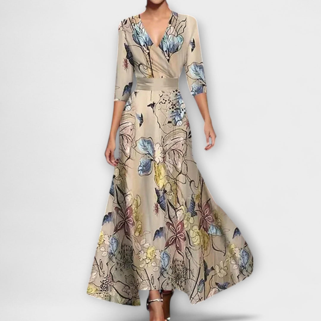 Melissa - Elegant Women's Dress with Sleeves