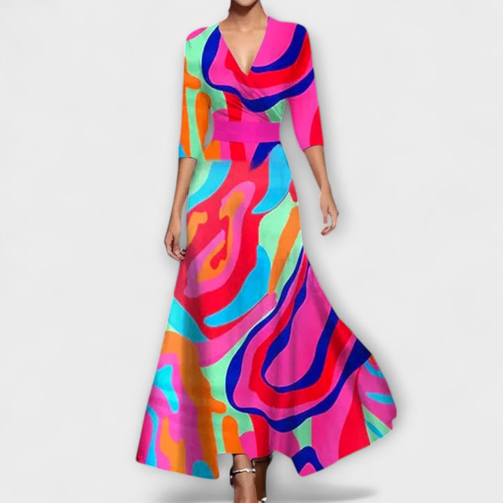 Melissa - Elegant Women's Dress with Sleeves