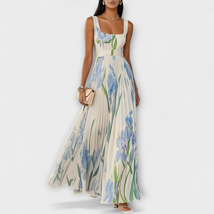 Samantha - Folded floral chiffon