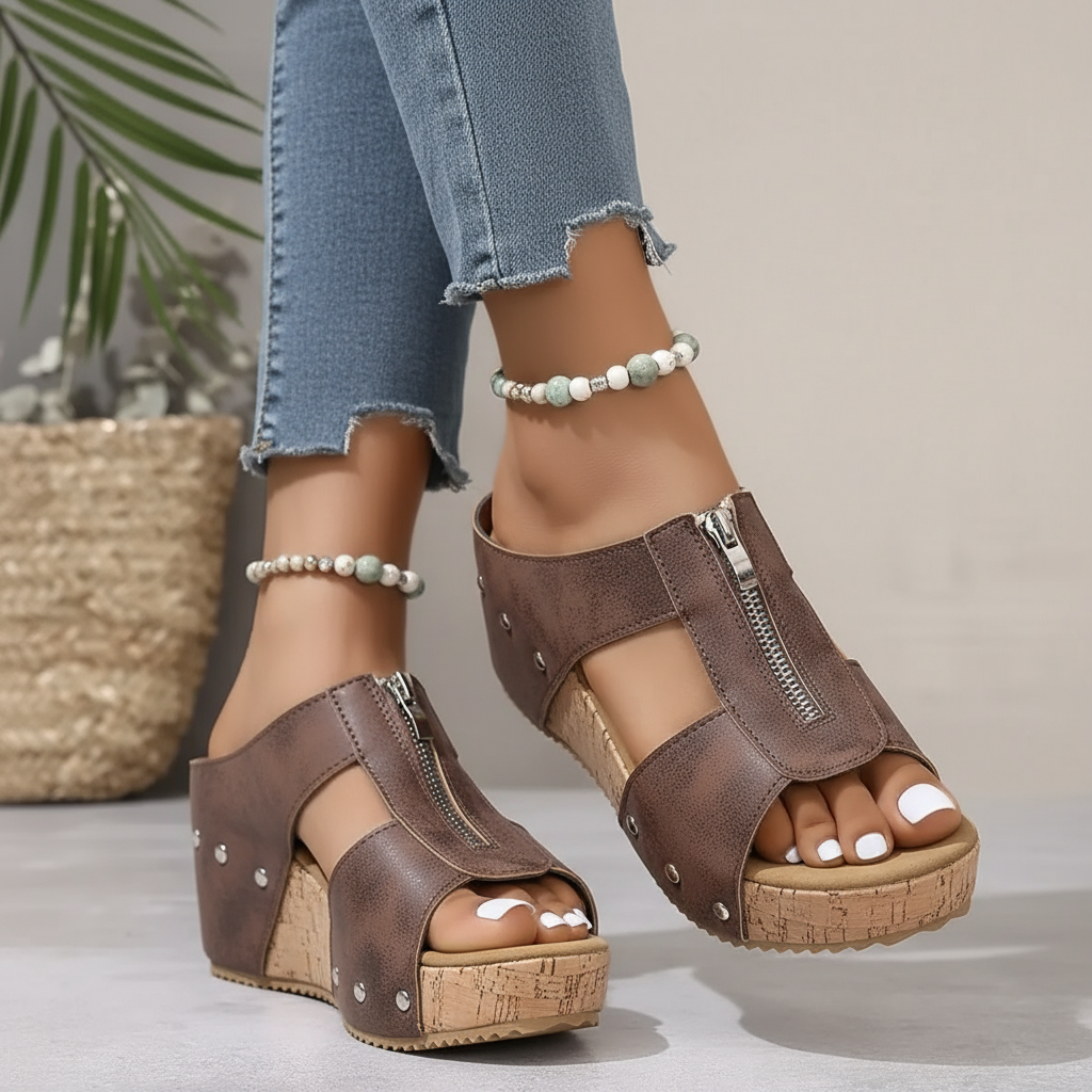Alison - Stylish Wedge Sandals