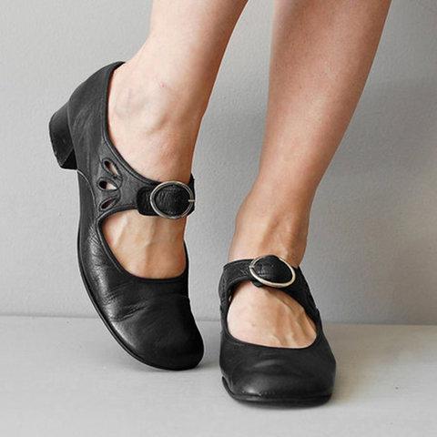 Sienna -Unique and Comfortable Leather Pumps