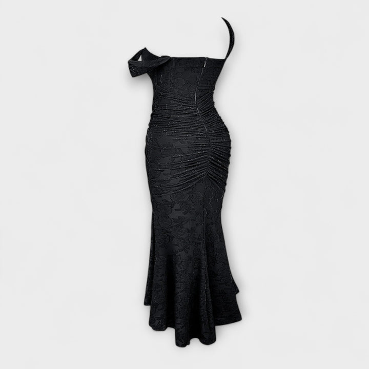 Jacqueline - Long dress with refined corset