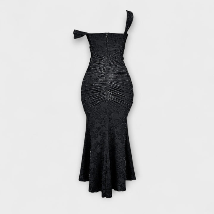 Jacqueline - Long dress with refined corset