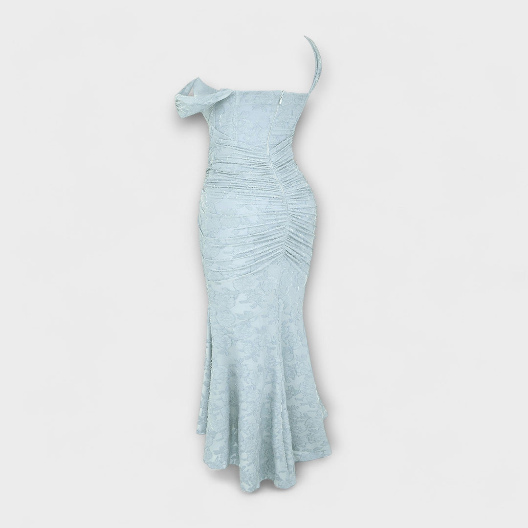 Jacqueline - Long dress with refined corset