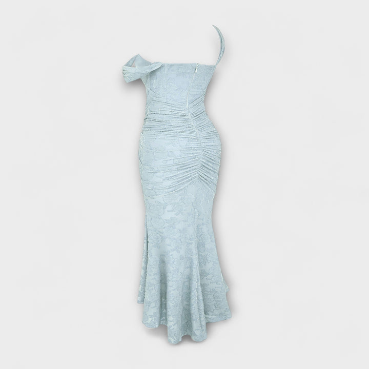 Jacqueline - Long dress with refined corset