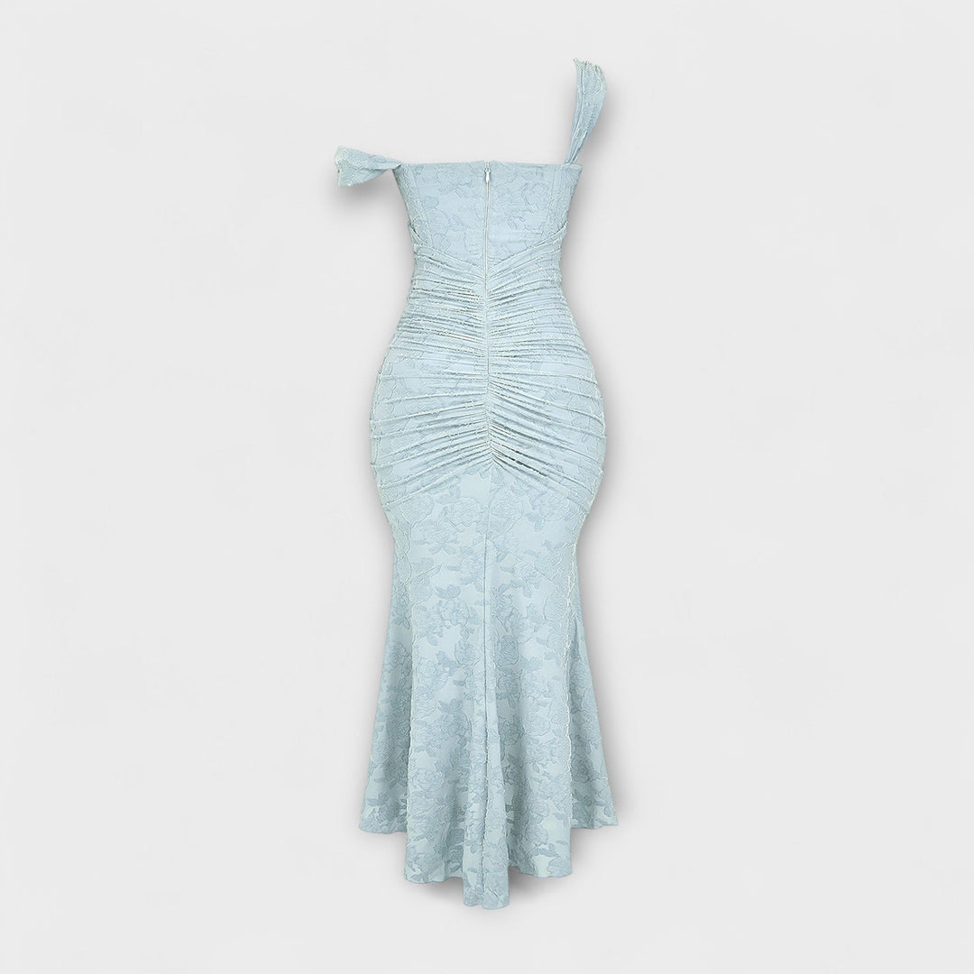 Jacqueline - Long dress with refined corset