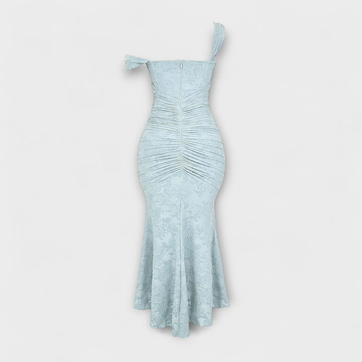 Jacqueline - Long dress with refined corset