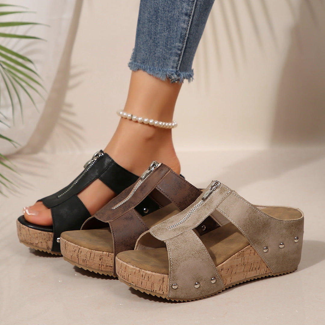 Alison - Stylish Wedge Sandals
