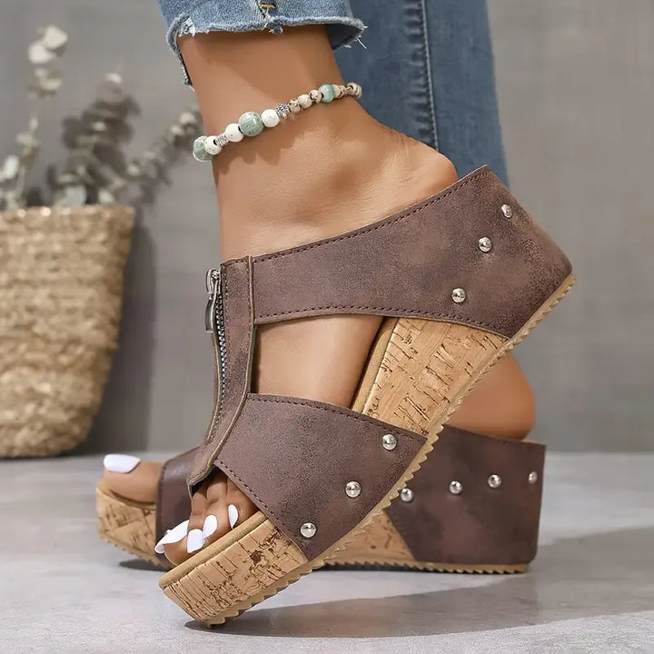 Alison - Stylish Wedge Sandals