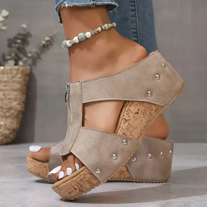 Alison - Stylish Wedge Sandals
