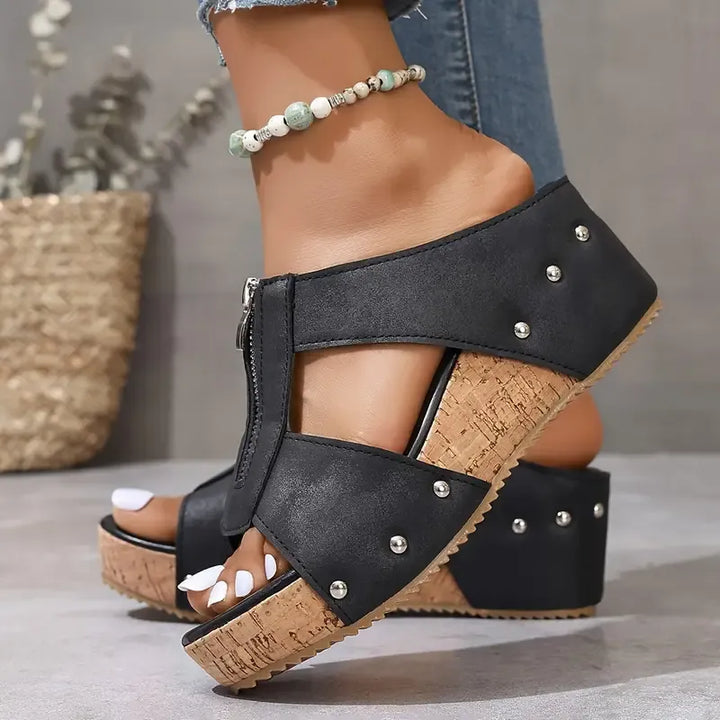 Alison - Stylish Wedge Sandals